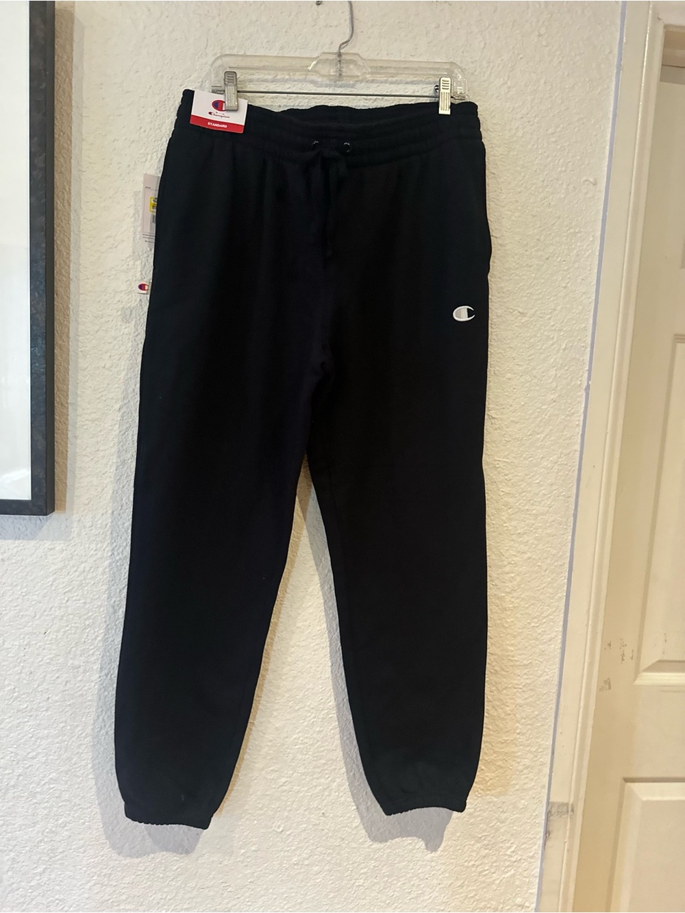 Champion  Black color  Jogger Sweatpants with Logo